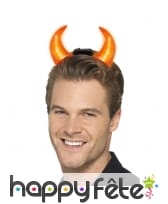 Serre tête cornes de diable lumineuses, image 1