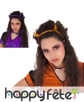 Serre-tête cornes pailletées pour enfant