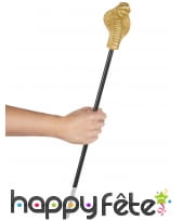 Sceptre tête de serpent doré, 58cm, image 1