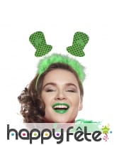 Serre tête double chapeau saint Patrick