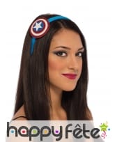 Serre-tête du bouclier de Captain America, femme