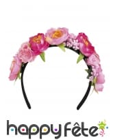 Serre-tête fleurs de lotus roses, image 1