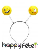 Serre tête Imoji sur ressort