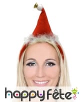 Serre tete mini bonnet de noel