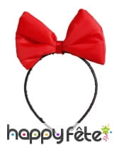 Serre-tête noeud rouge pour adulte, image 1