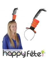 Serre tete petit chapeau madame loyal