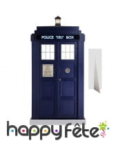 Silhouette tardis police box, doctor who