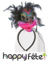 Serre-tête tête de mort Dia de los muertos