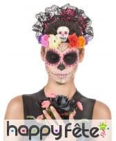 Serre tête tiare Dia de los muertos, image 1