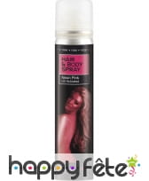 Spray UV corps et cheveux rose