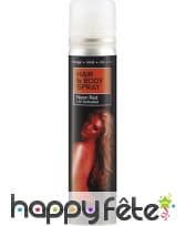 Spray UV corps et cheveux rouge