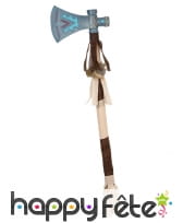 Tomahawk amérindien coloré 45cm