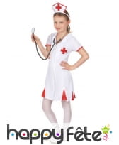 Tenue blanche d'infirmière pour enfant, image 1