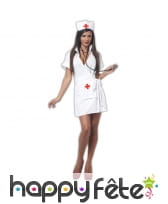 Tenue blanche d'infirmière sexy