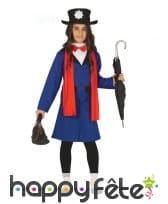 Tenue bleue de gouvernante pour enfant