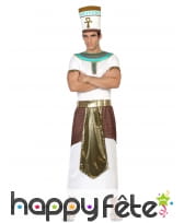 Tenue blanche et dorée de pharaon