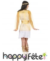 Tenue blanche et or de reine égyptienne, image 2