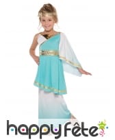 Tenue bleue et blanche de petite déesse