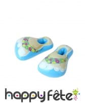 Tongs bleues gonflables taille adulte