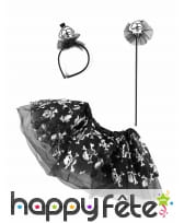 Tutu bébé squelette araignée avec accessoires