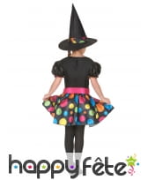 Tenue colorée à gros pois de petite sorcière, image 2