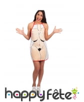 Tablier Cartoon dame nue