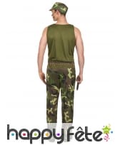 Tenue camouflage de militaire pour homme, image 2