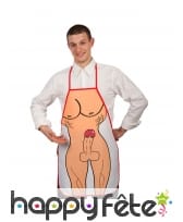 Tablier Cartoon monsieur tout nu