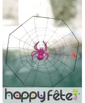 Toile de 38cm avec araignée pailletée, image 1