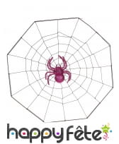 Toile de 38cm avec araignée pailletée