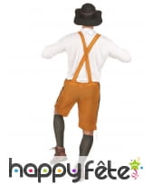 Tenue de bavarois en salopette marron, image 2