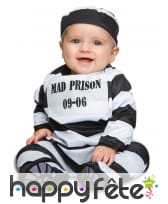 Tenue de bébé prisonnier