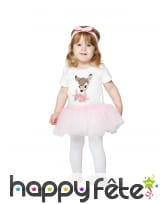 Tutu de Bambi en tulles avec bandeau pour bébé