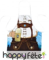 Tablier de cuisine imprimé homme bavarois, image 1