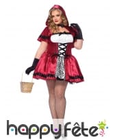 Tenue de chaperon rouge grande taille