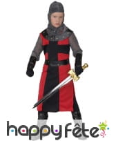 Tenue de chevalier médiéval pour petit garçon