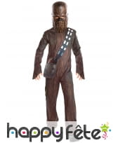 Tenue de Chewbacca pour enfant, modèle luxe