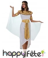 Tenue de Cléopâtre blanche et dorée, image 3
