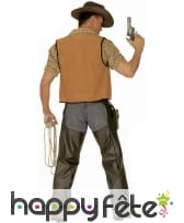Tenue de cowboy en chaps pour adulte, image 1