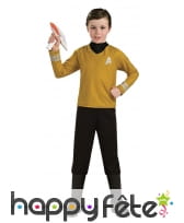 Tenue du Captain Kirk pour enfant, Star Trek luxe