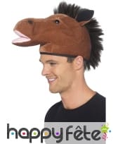 Tête de cheval brune