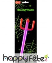 Trident de diable lumineux de 24cm