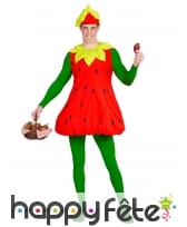 Tenue de fraise pour adulte, image 1