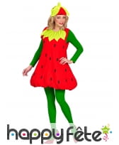 Tenue de fraise pour adulte
