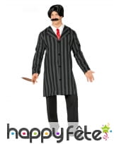 Tenue de gomez addams pour homme adulte