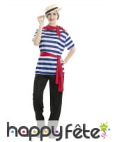 Tenue de gondolier pour adulte, image 1