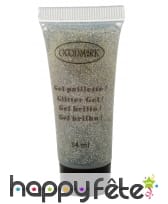 Tub de gel argenté pailletté, 15gr, image 1