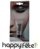 Tub de gel argenté pailletté, 15gr