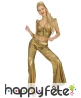 Top doré holographique pour femme, image 1