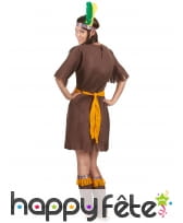 Tenue d'indienne cintrée marron et orange, image 2